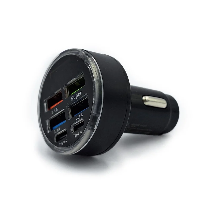 OEM Car Charger 6-Port USB & TYPE-C