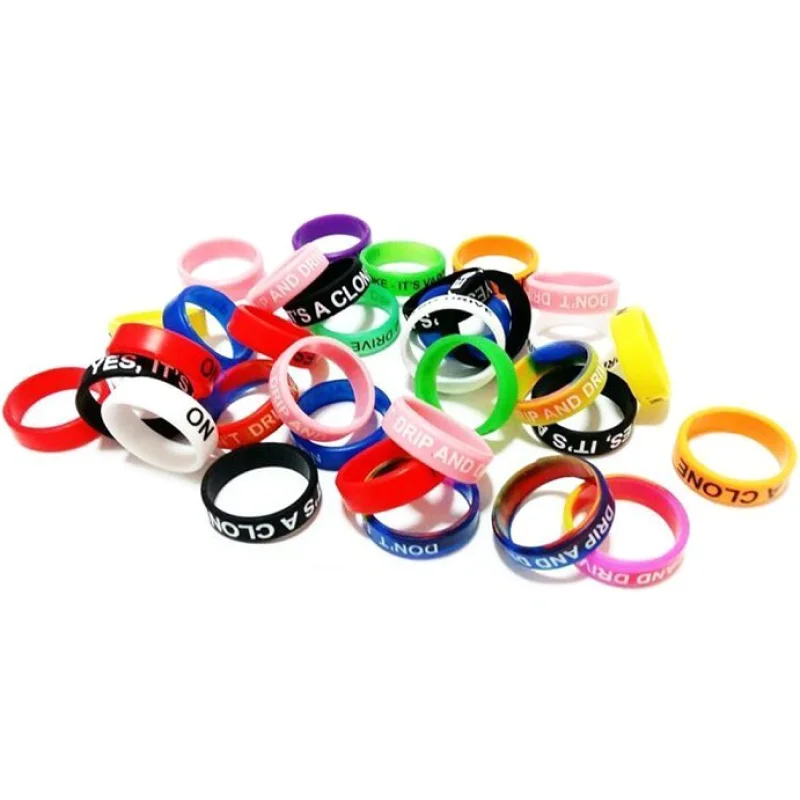 OEM Decorative Silicone Ring Random Color 5pcs