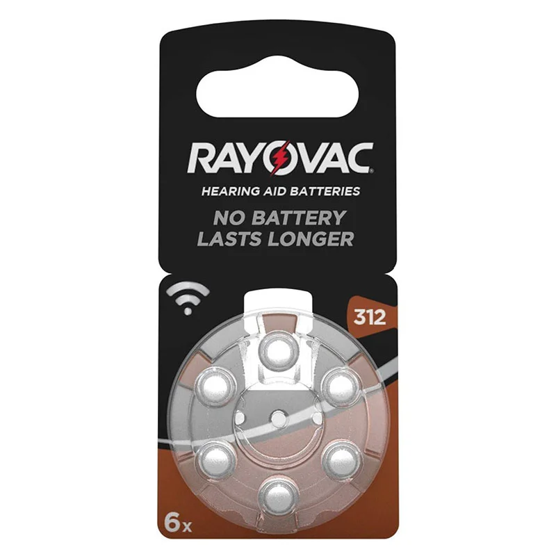Rayovac 312 PR41 1X6 Kit - RAYOVAC Brand - Batteries & Chargers