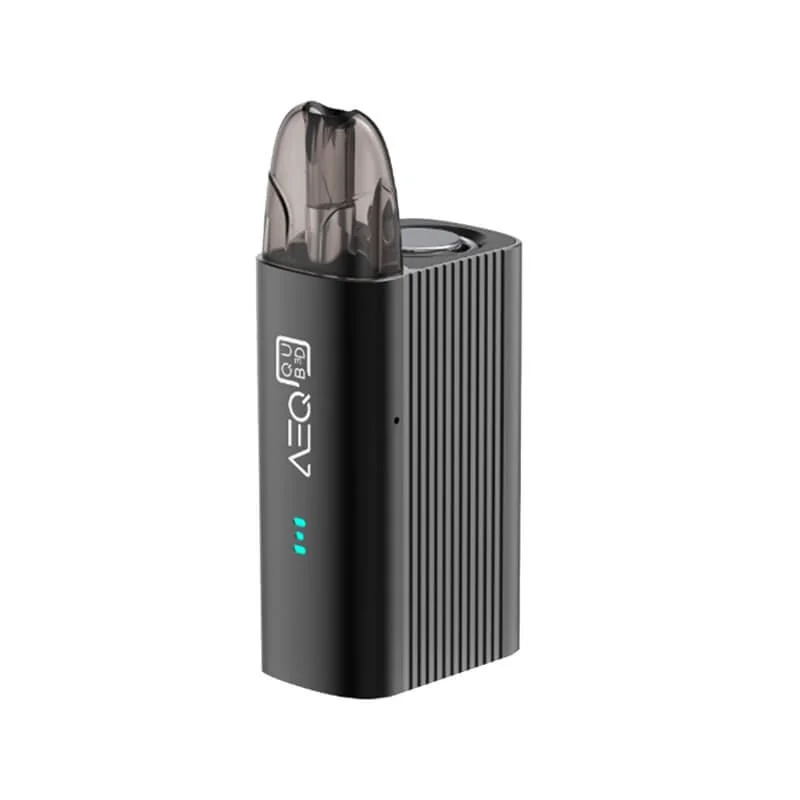 S-Elf Juice Aeq QUB3D Pod Kit Μαύρο