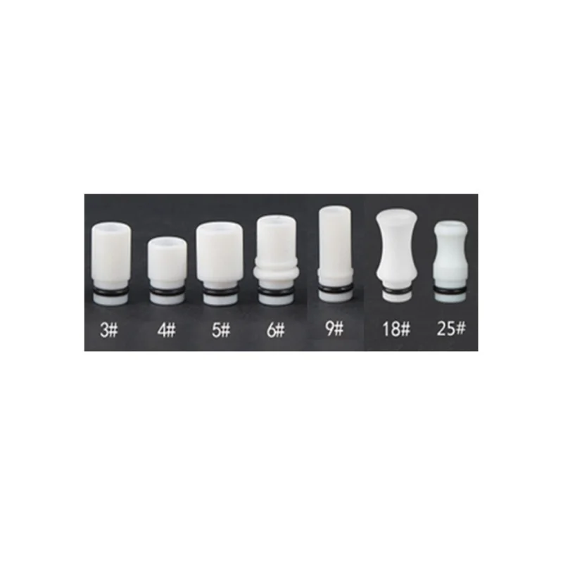 Sailing 510 Teflon White Series Drip Tip #3 - SAILING Brand - Drip Tips