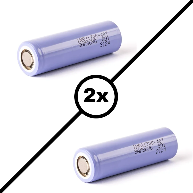 Samsung INR 21700 40T (40T3) 35A 4000mAh 2pcs
