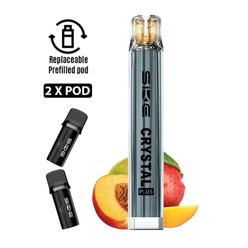 Ske Crystal Plus Combo Peach Mango 2X2ML 20mg