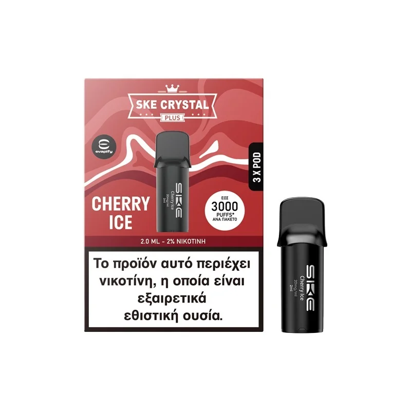 Ske Crystal Plus Pod Cherry Ice 20mg 2ml 3pcs