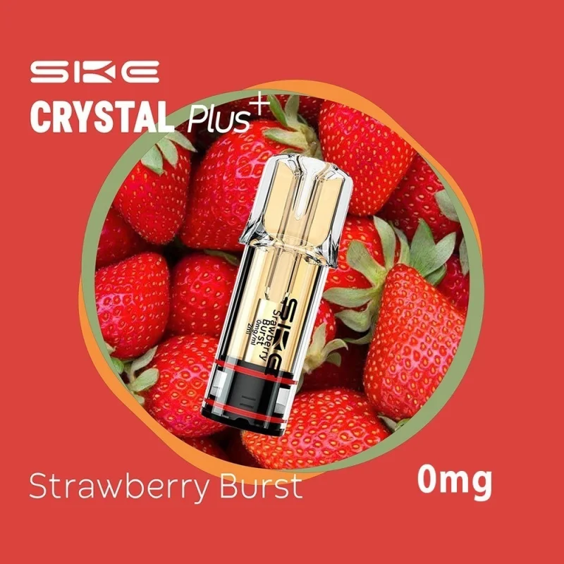 Ske Crystal Plus Pod Strawberry 0mg 2ml Burst