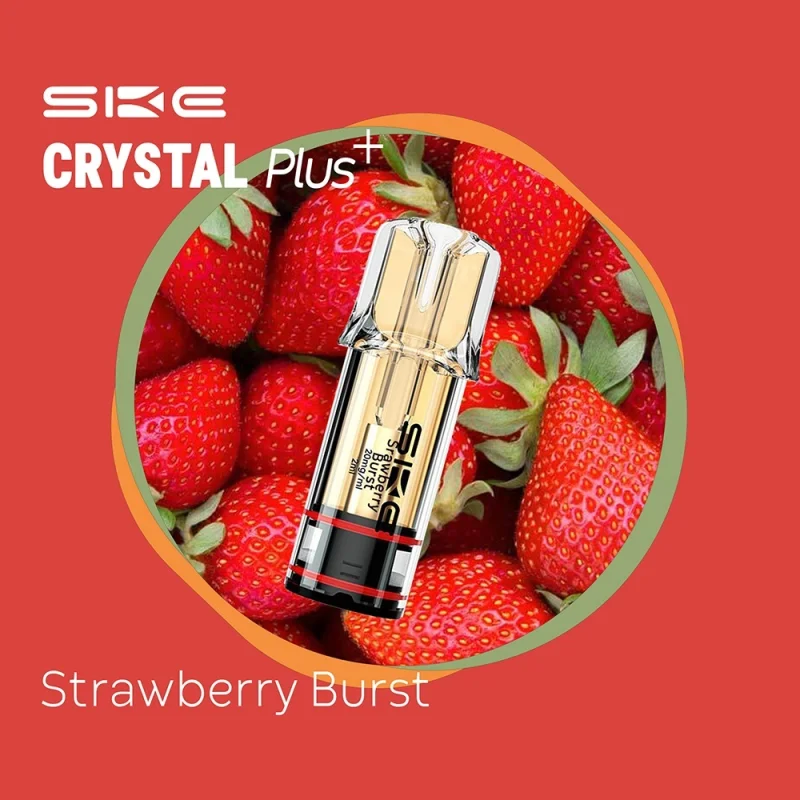 Ske Crystal Plus Pod Strawberry 20mg 2ml Burst