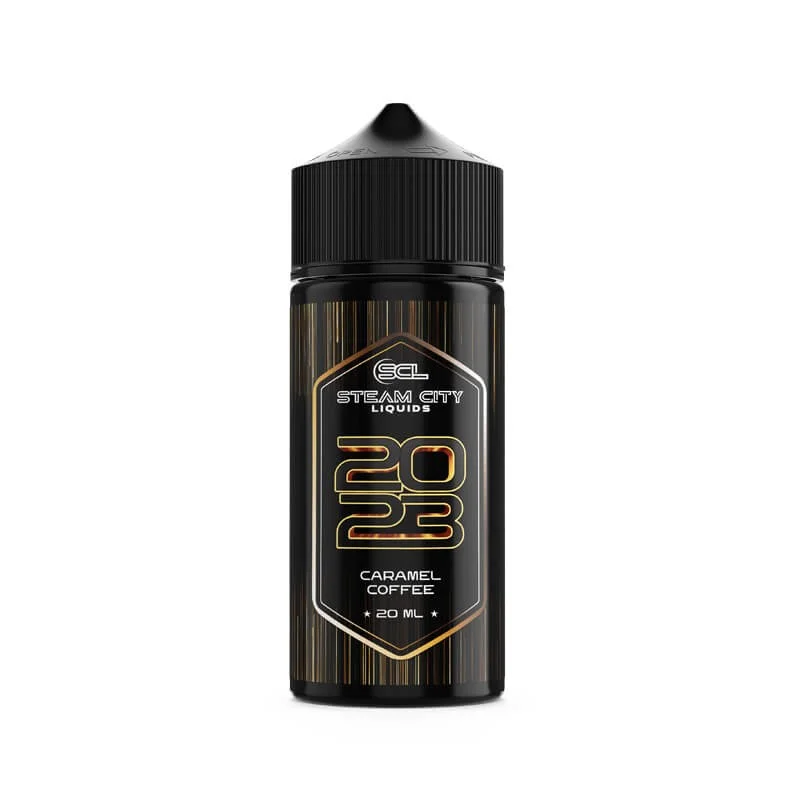 Steam City Liquids 2023 Caramel Coffee 20/120ml - STEAM CITY LIQUIDS Brand - Flavour Shots