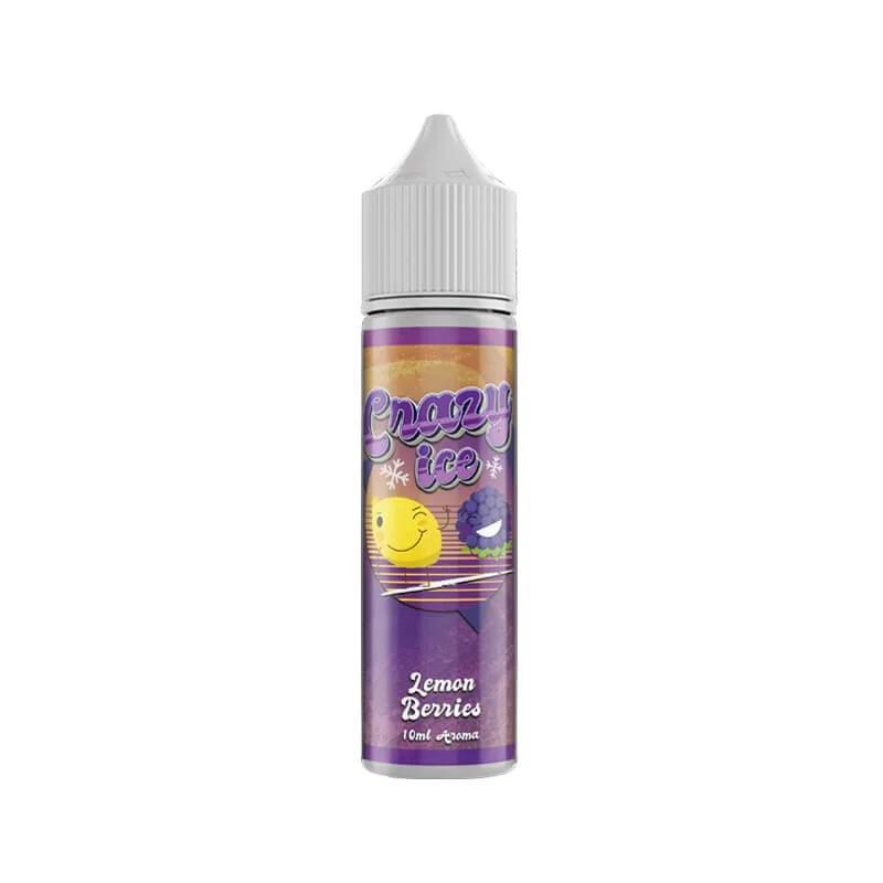 STEAM CITY CRAZY ICE LEMON BERRIES FLAVOUR SHOT 10/60ML