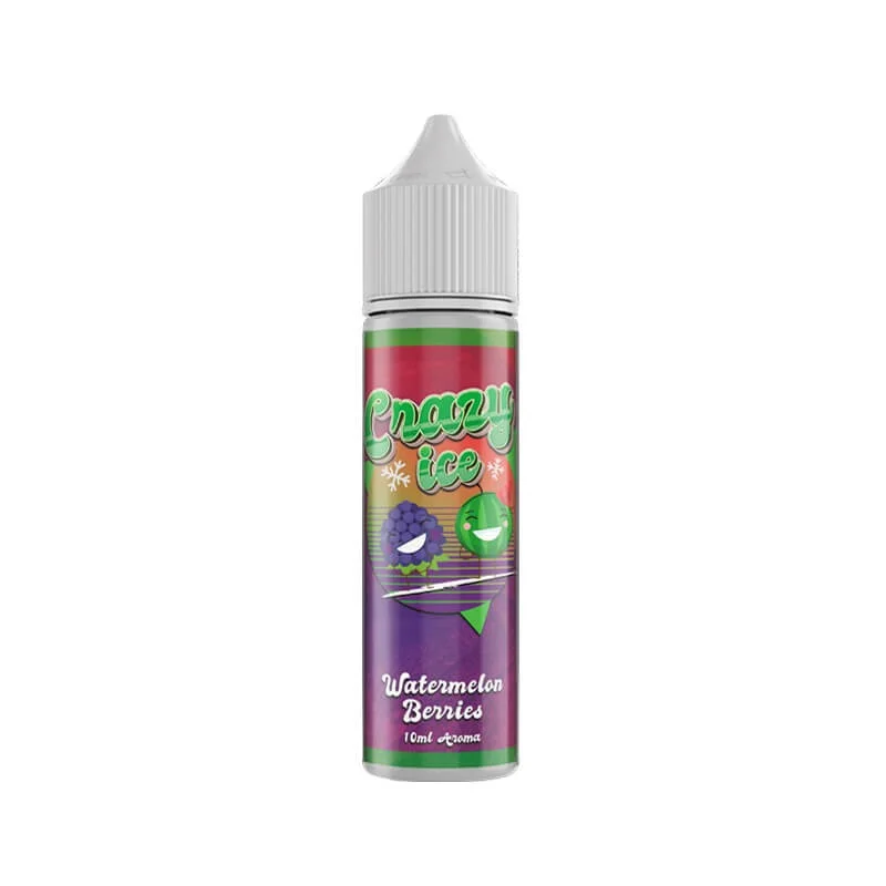 STEAM CITY CRAZY ICE WATERMELON BERRIES FLAVOUR SHOT 10/60ML