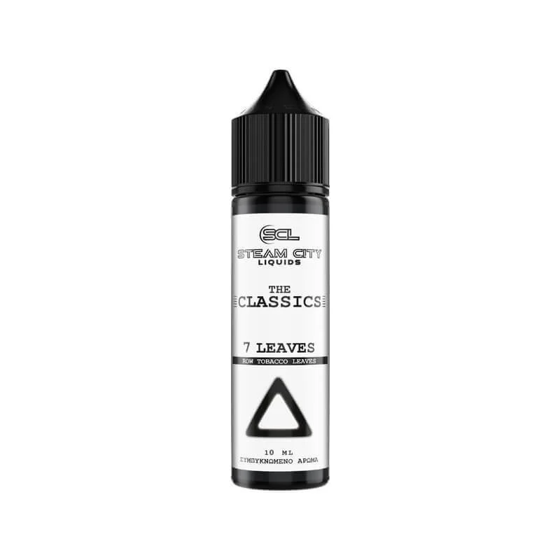 STEAM CITY THE CLASSICS 7 LEAVES FLAVOUR SHOT 10/60ML