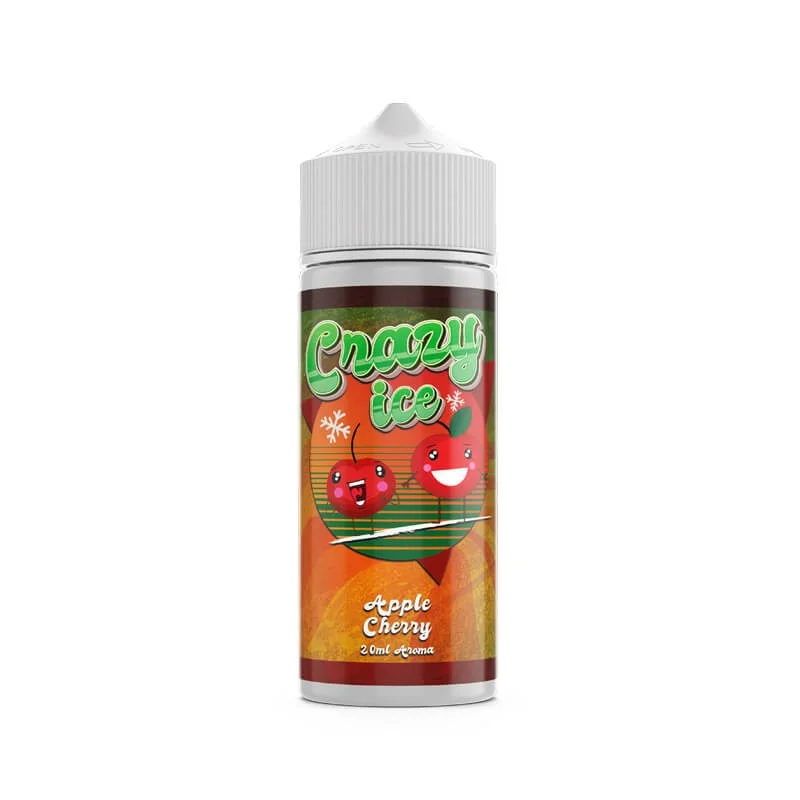 STEAM CITY CRAZY ICE APPLE CHERRY FLAVOUR SHOT 20/120ML