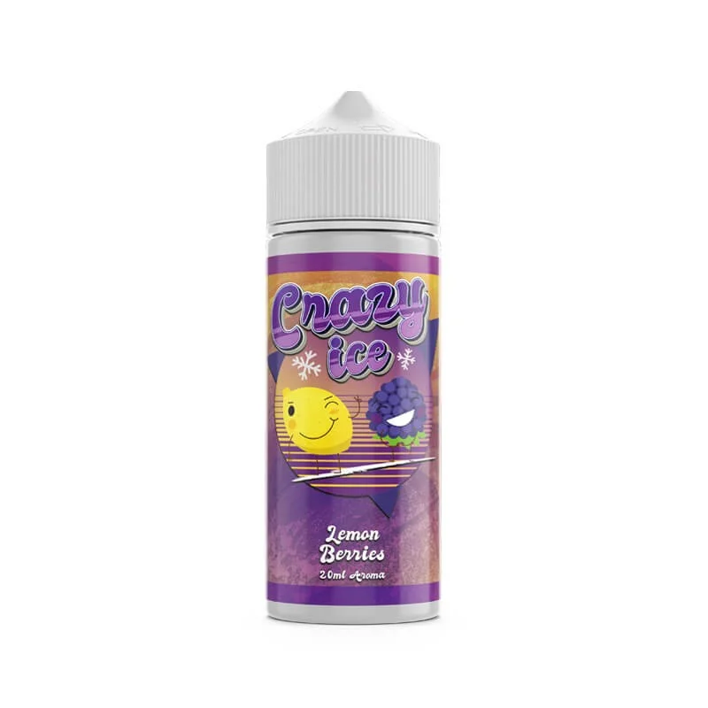 STEAM CITY CRAZY ICE LEMON BERRIES FLAVOUR SHOT 20/120ML