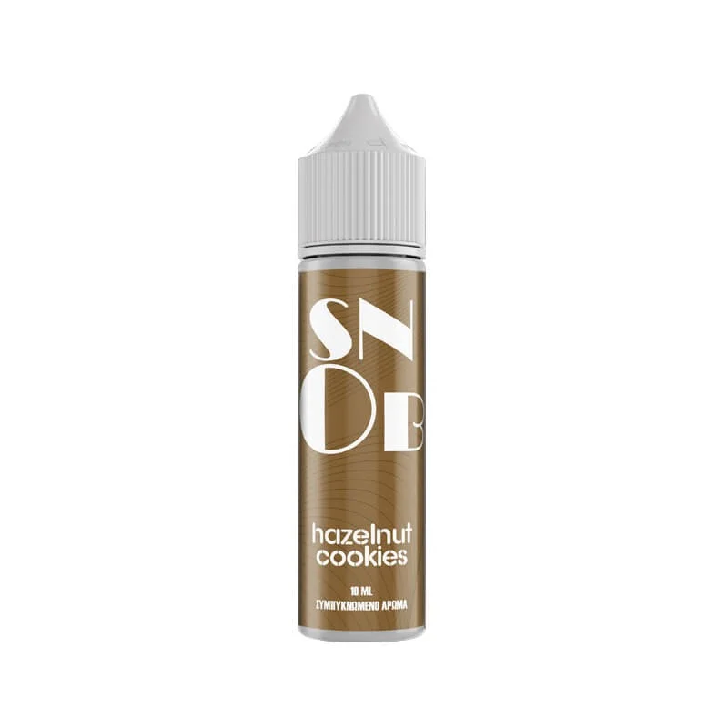 Steam City Liquids Snob Hazelnut Cookies 10/60ml - STEAM CITY LIQUIDS Brand - Flavour Shots