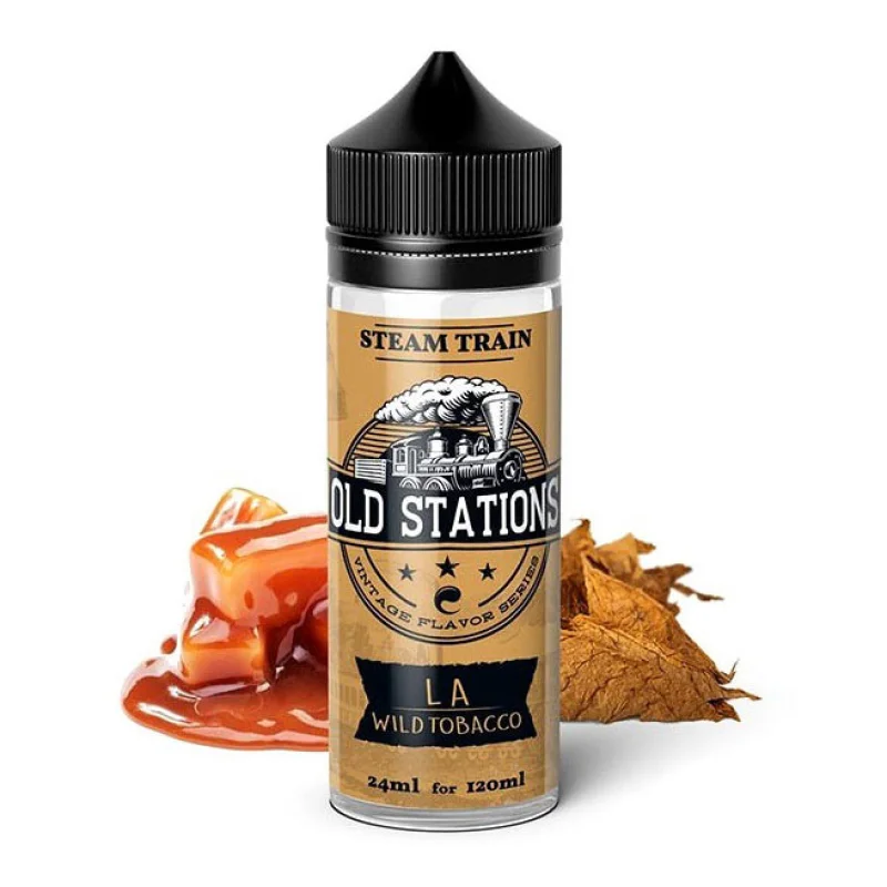 Steam Train Old Stations L.a. Wild Tobacco 24/120ml