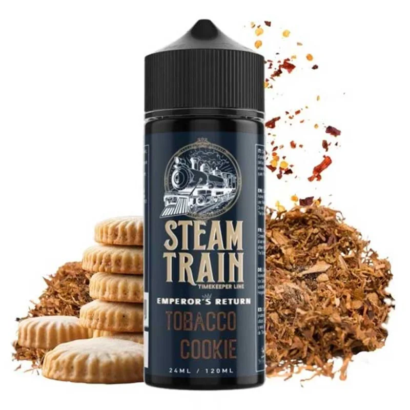 Steam Train Timekeeper Line Emperor's Return Tobacco Cookie 24/120ml