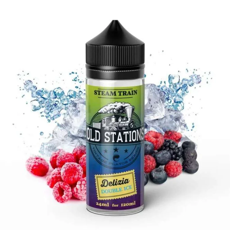 Steam Train Old Stations Delizia Double Ice 24/120ml