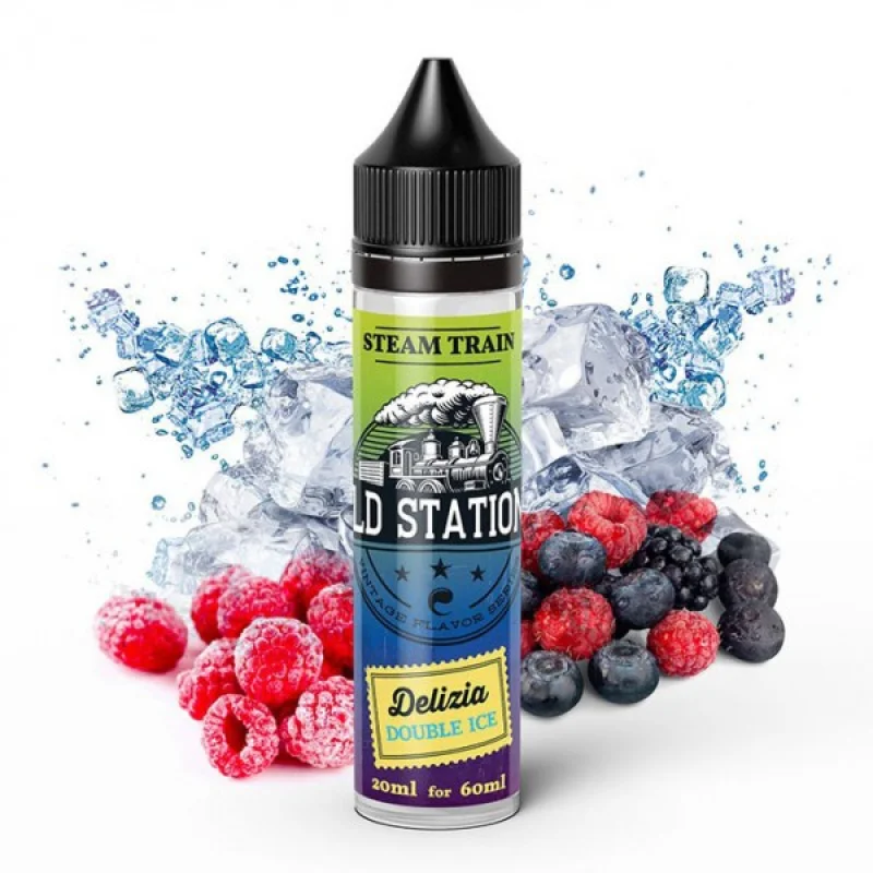 Steam Train Old Stations Delizia Double Ice 12/60ml