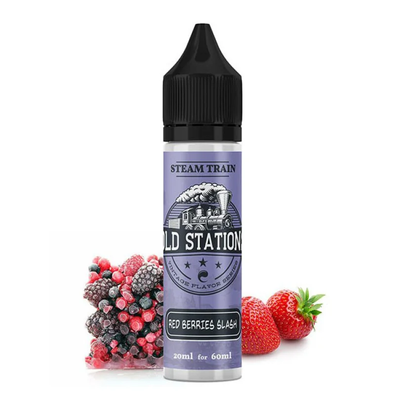 Steam Train Old Stations Red Berries Slash 12/60ml
