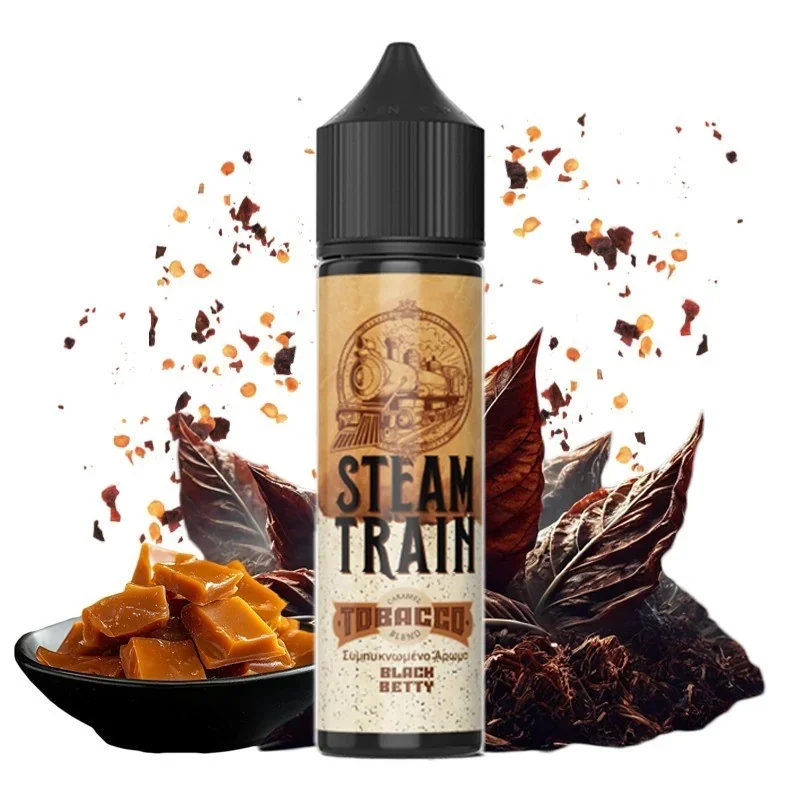 Steam Train Tobacco Series Black Betty 12/60ml - STEAM TRAIN Μάρκα - Flavour Shots