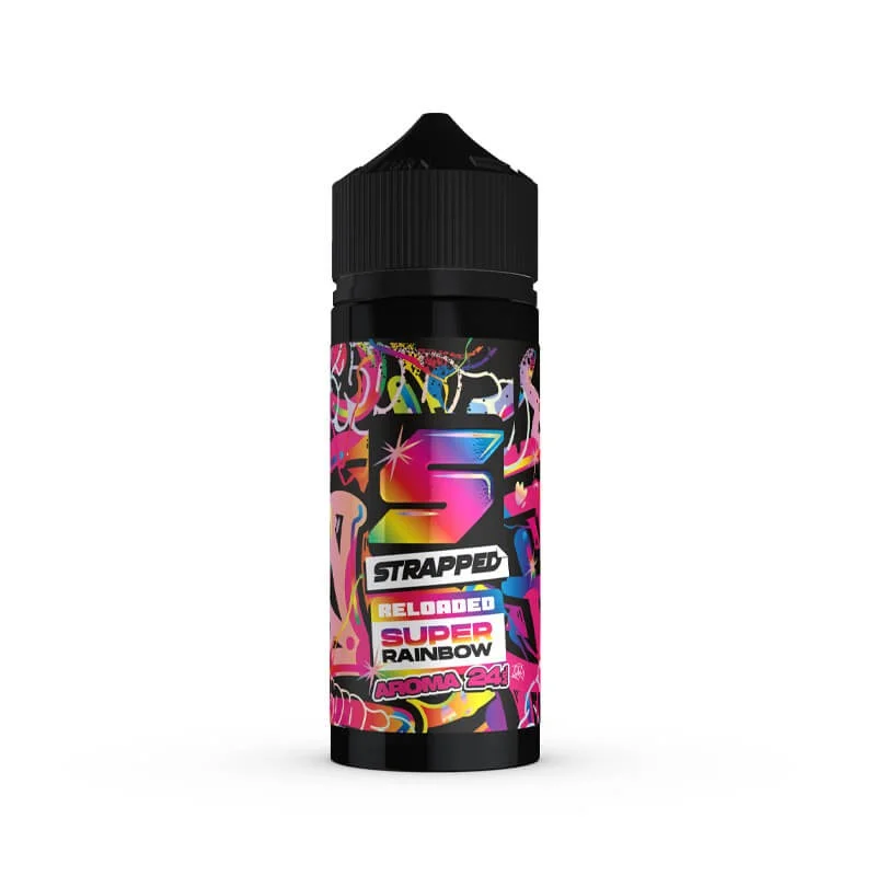 Strapped Reloaded Super Rainbow 24/120ml - STRAPPED RELOADED Brand - Flavour Shots