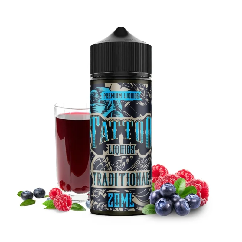 Tattoo Traditional 20/120ml - TATTOO Brand - Flavour Shots