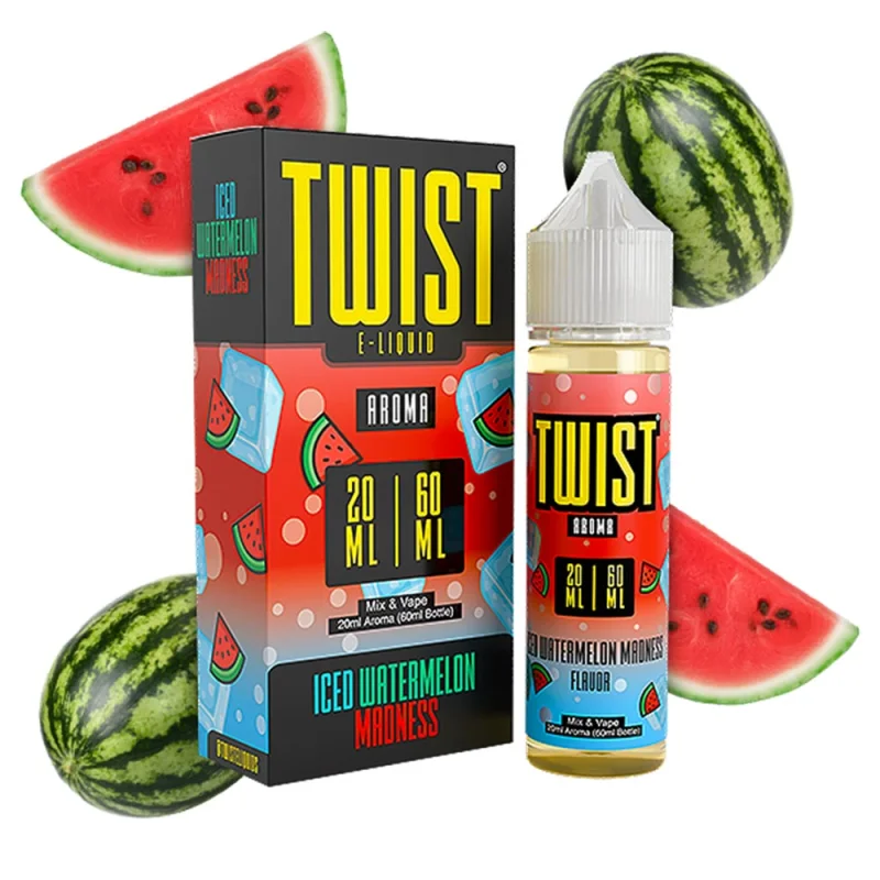 Twist Iced Watermelon Madness 20/60ml - TWIST Brand - Flavour Shots