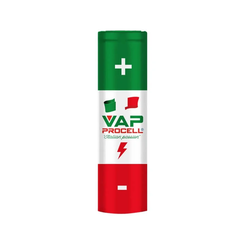 Vap Procell 18650 IMR 30A Italian Design 3000mAh - VAP PROCELL Brand - Batteries & Chargers