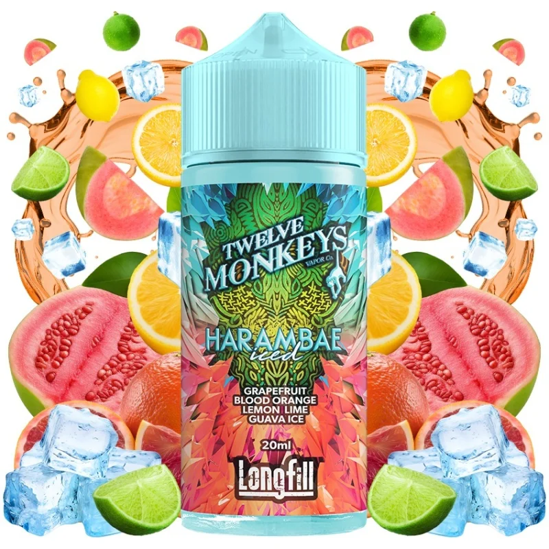 Vapers Experience Twelve Monkeys Classic Harambae Iced 20/120ml