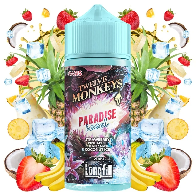 Vapers Experience Twelve Monkeys Oasis Paradise Iced 20/120ml