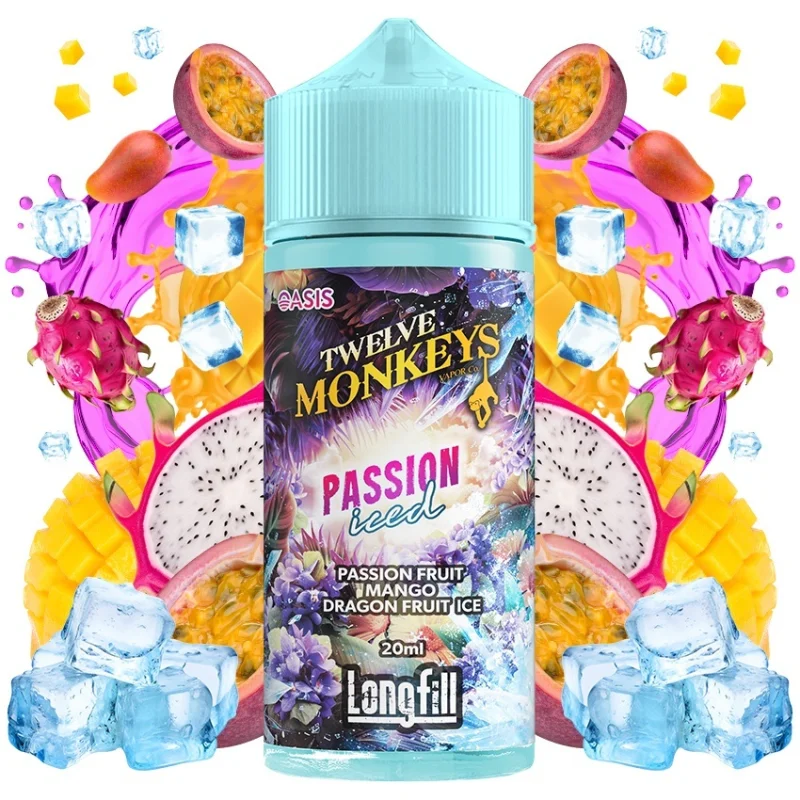Vapers Experience Twelve Monkeys Oasis Passion Iced 20/120ml