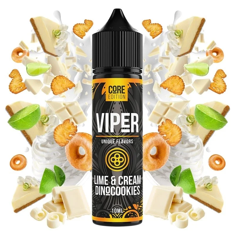 Vapers Experience Viper Golden Owl Lime & Cream Dinocookies Core Edition 10/60ml