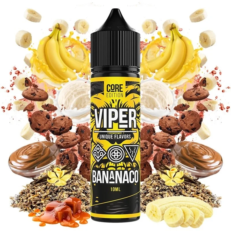 Vapers Experience Viper Bananaco Core Edition 10/60ml - VAPERS EXPERIENCE Brand - Flavour Shots