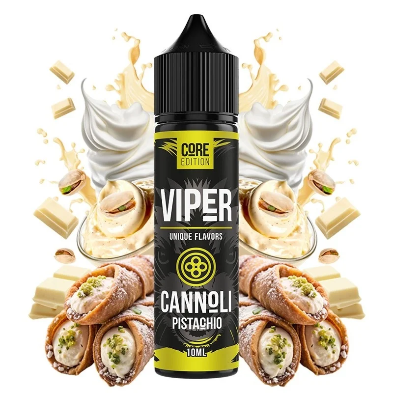 Vapers Experience Viper Cannoli Pistachio Core Edition 10/60ml - VAPERS EXPERIENCE Brand - Flavour Shots