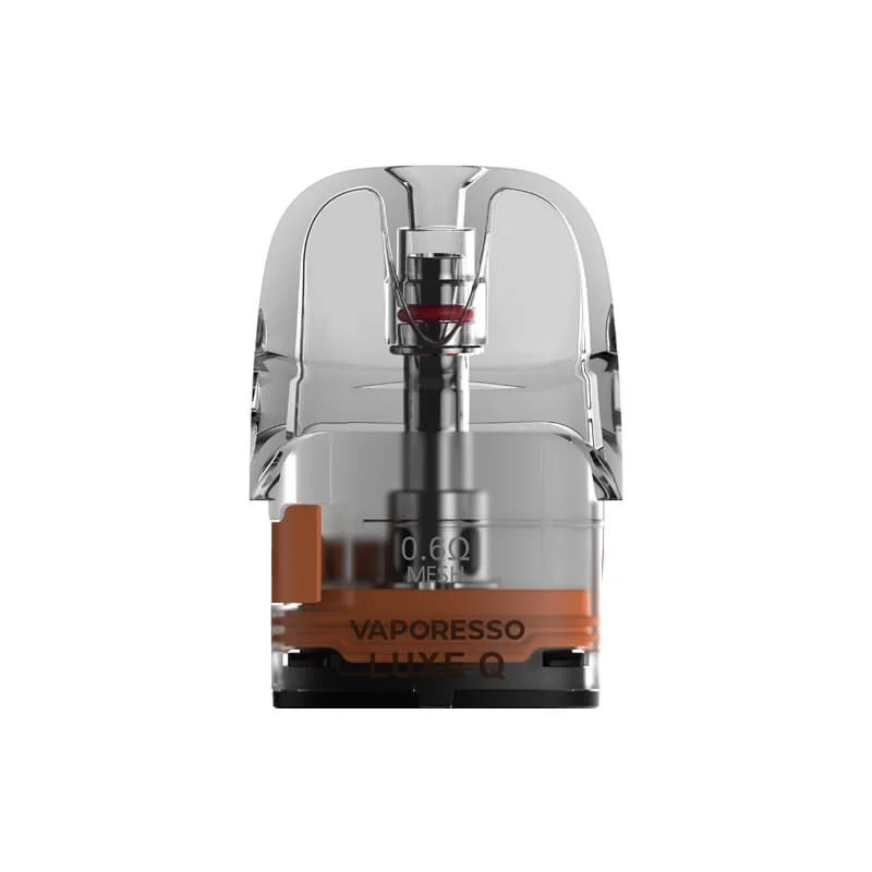 Vaporesso Luxe Q Mesh Replacement Pod 3ml 0.6 Ohm 4pcs - VAPORESSO Brand - Refillable Pods