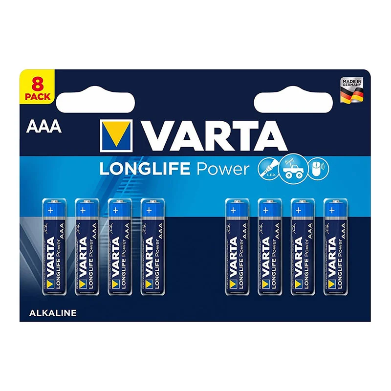 Varta 8XAAA Longlife Power 1.5V Alkaline