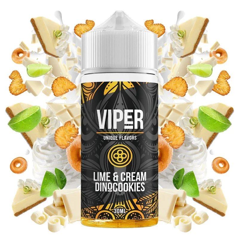 Viper Golden Owl Lime & Cream Dinocookies 30/120ml