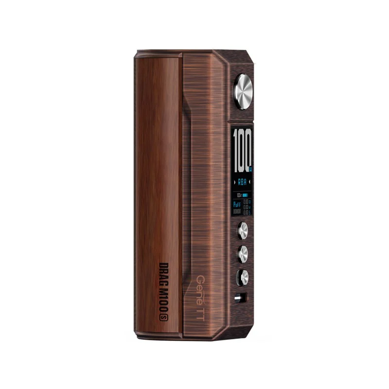 Voopoo Drag M100S Antique Brass & Padauk
