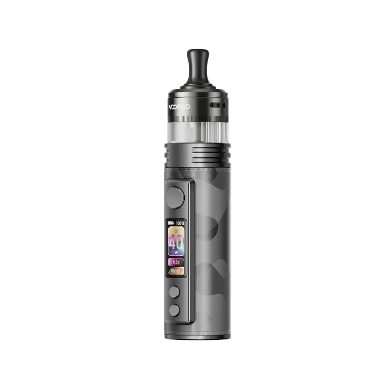 Voopoo Drag H40 Pro Pod Kit MTL 5ml 2450mAh Gray Metal - VOOPOO Brand - Complete Kits