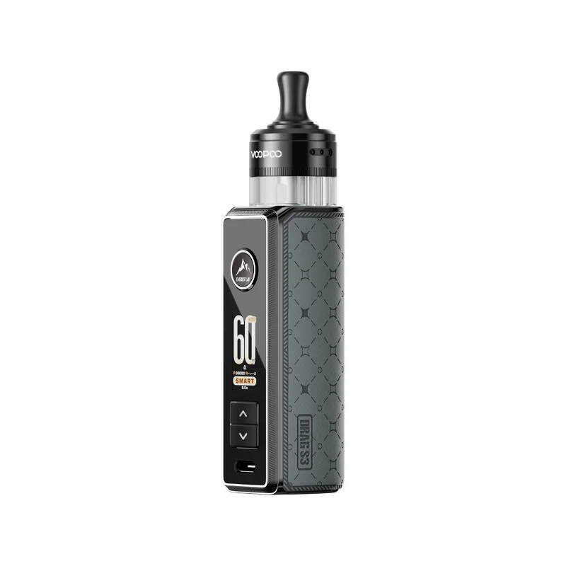 Voopoo Drag S3 Pod Kit 3000mAh 5ml Metal Gray