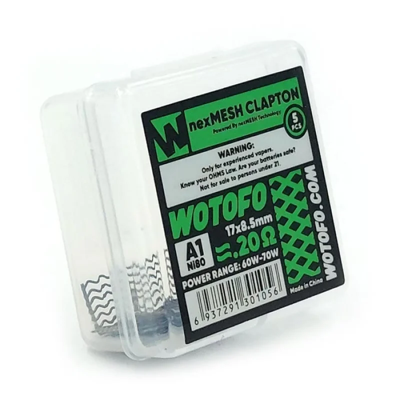 Wotofo Nexmesh Sheets Kanthal A1 X5 0.2 Ohm - WOTOFO Brand - Replacement Coils