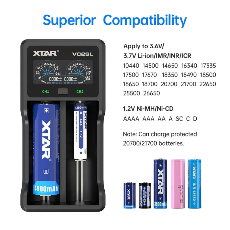 Xtar VC2SL Charger product.details.thumbnail 3