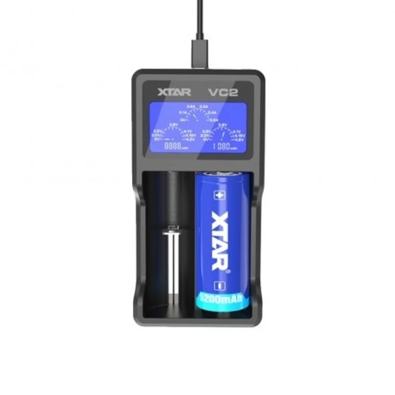Xtar VC2 Charger - XTAR Brand - Batteries & Chargers