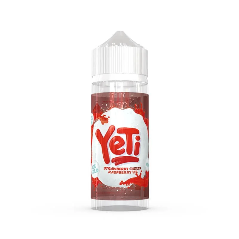 Yeti Iced Strawberry Cherry Raspberry 25/120ml