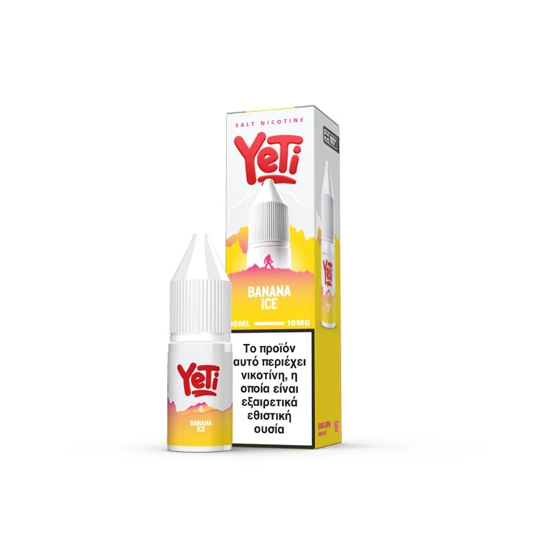 Yeti Summit Banana Ice 10ml 10mg - YETI Brand - Ready-to-Vape e-liquid
