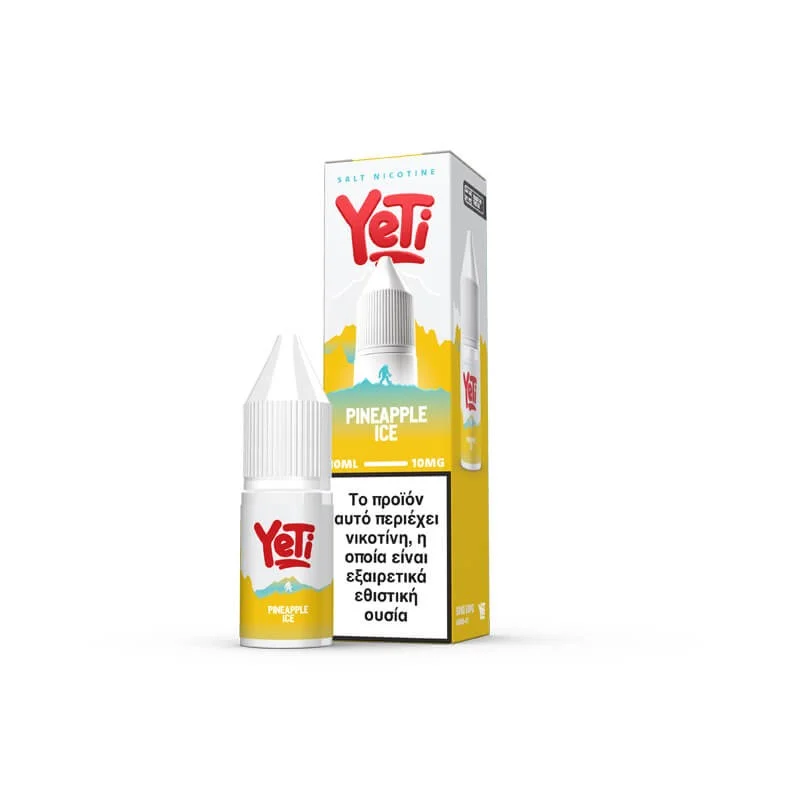 Yeti Summit Pineapple Ice 10ml 10mg - YETI Brand - Ready-to-Vape e-liquid