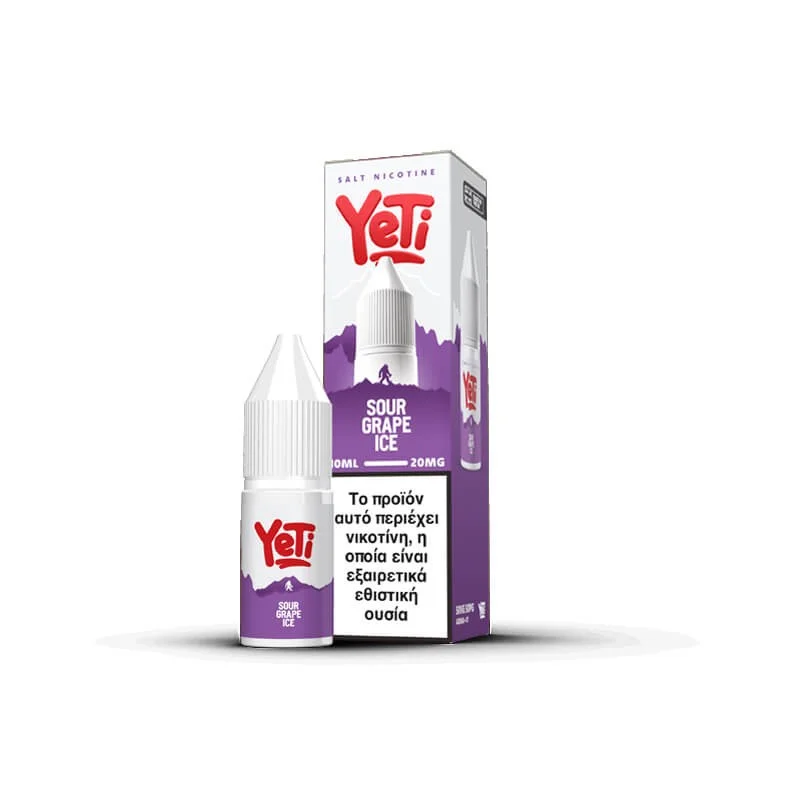 Yeti Summit Sour Grape Ice 10ml 20mg - YETI Brand - Ready-to-Vape e-liquid