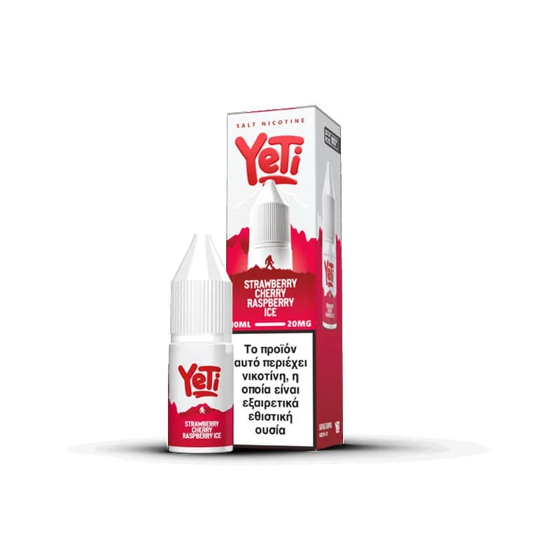 Yeti Summit Strawberry Cherry Raspberry Ice 10ml 20mg - YETI Brand - Ready-to-Vape e-liquid