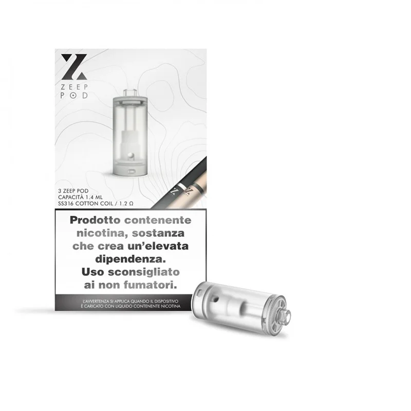 Zeep Replacement Pod 3pcs - ZEEP Brand - Refillable Pods